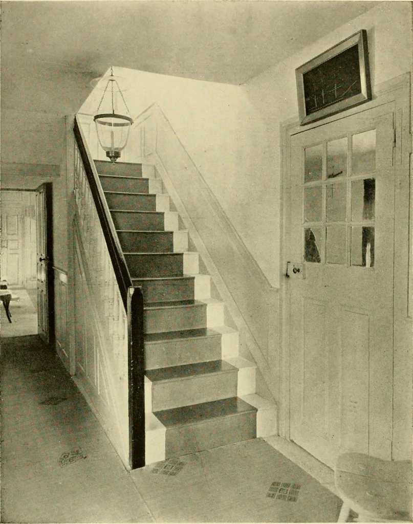 An illustration from Historic homes of New England, 1914, leaf 201