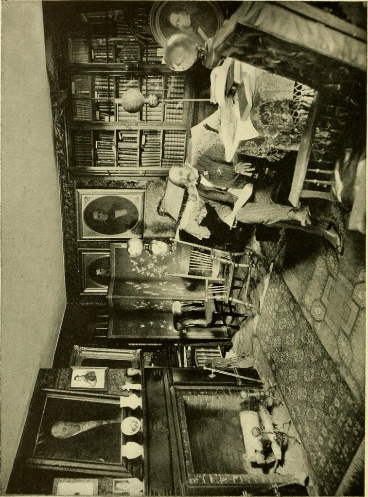 An illustration from Historic homes of New England, 1914, leaf 217