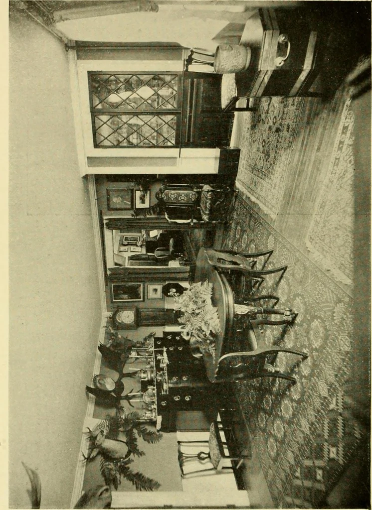 An illustration from Historic homes of New England, 1914, leaf 257