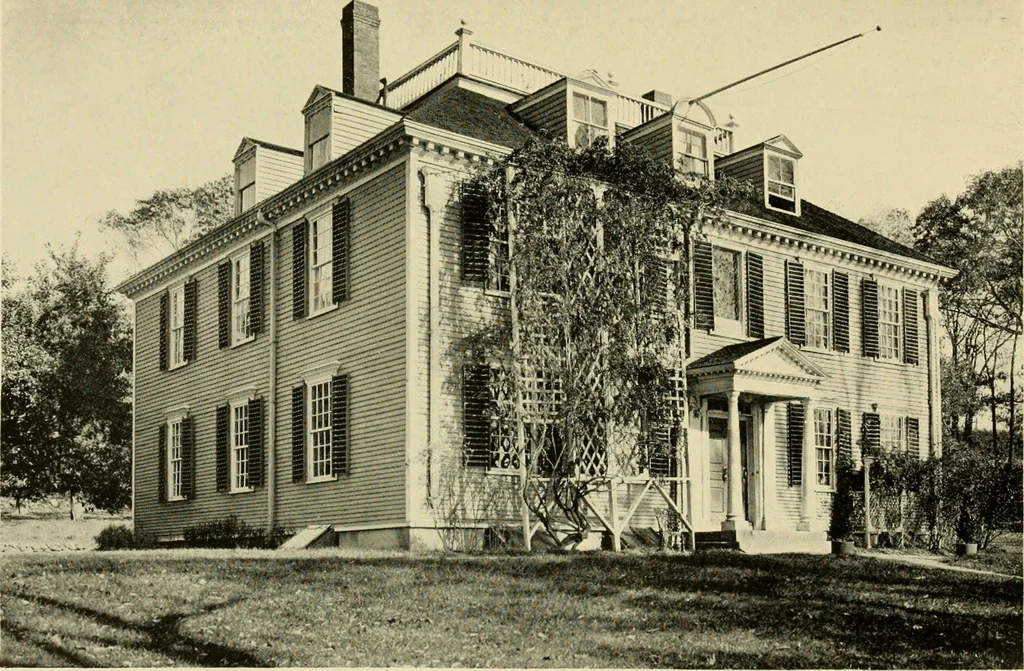 An illustration from Historic homes of New England, 1914, leaf 268