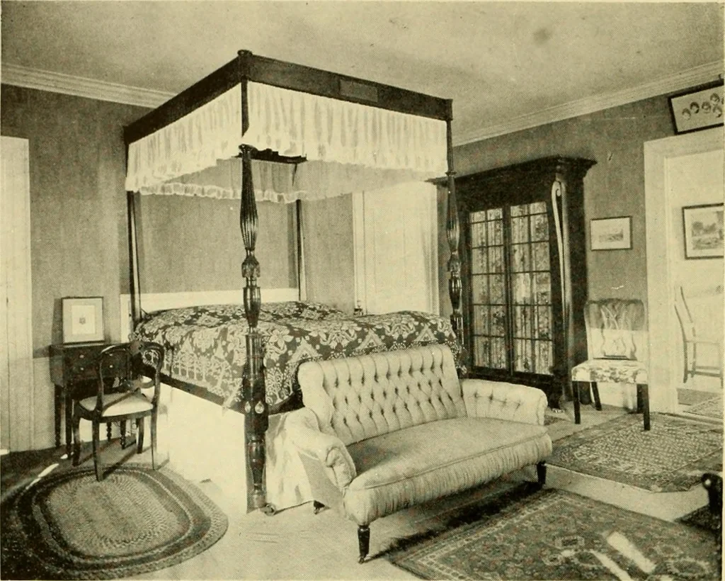 An illustration from Historic homes of New England, 1914, leaf 275