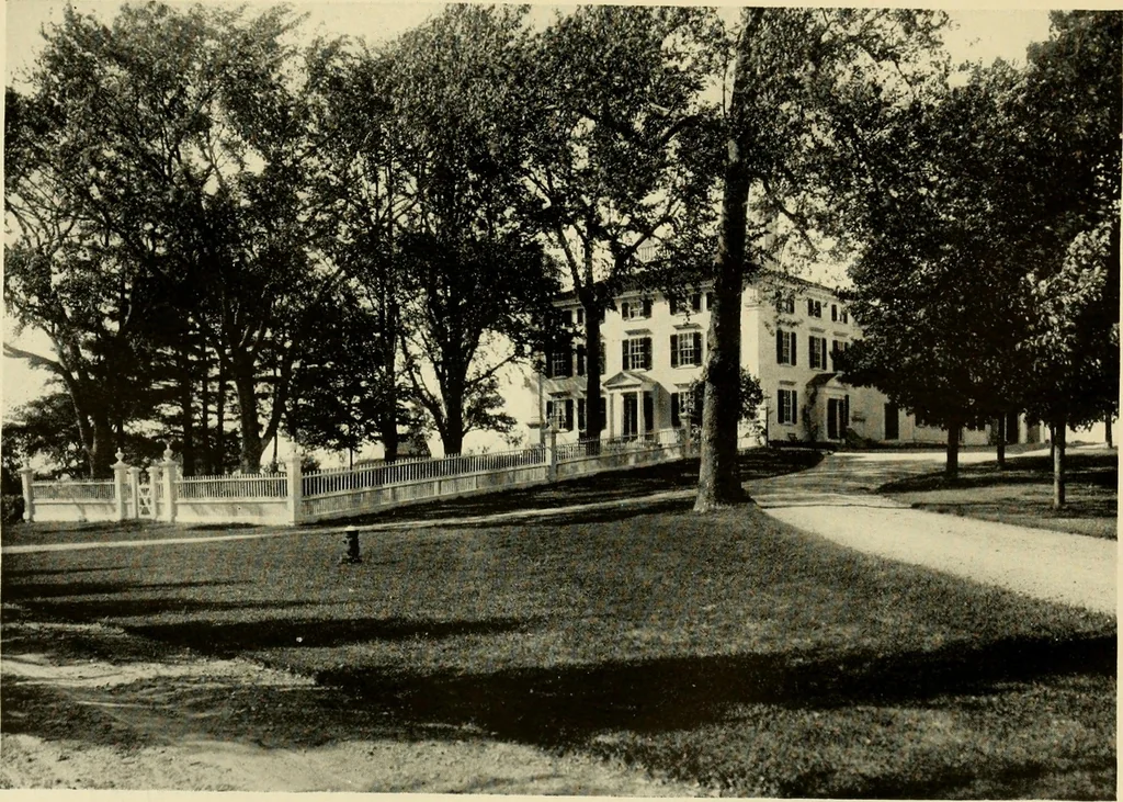 An illustration from Historic homes of New England, 1914, leaf 300
