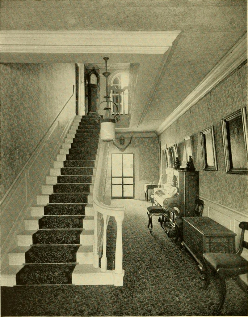An illustration from Historic homes of New England, 1914, leaf 301
