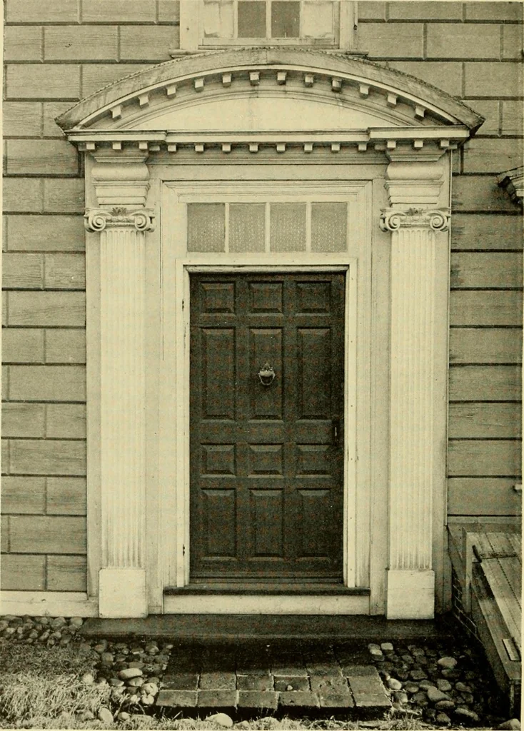 An illustration from Historic homes of New England, 1914, leaf 317