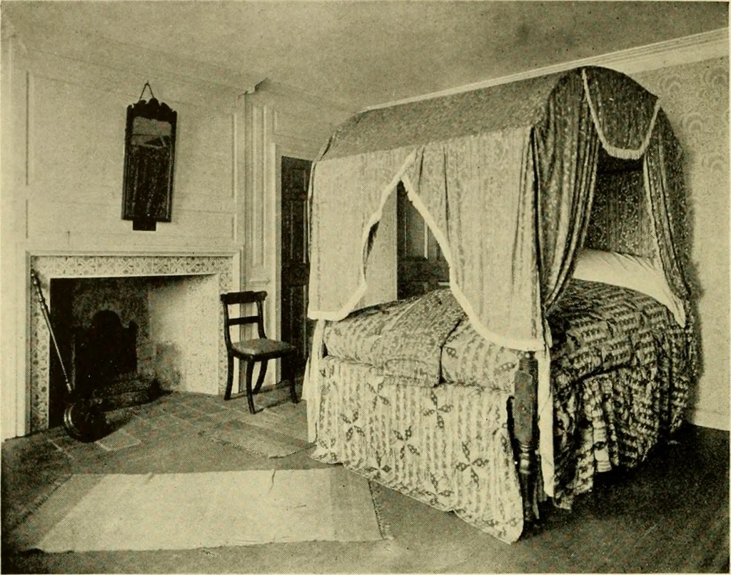 An illustration from Historic homes of New England, 1914, leaf 329