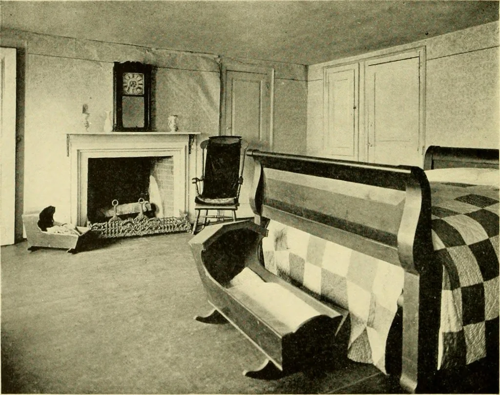 An illustration from Historic homes of New England, 1914, leaf 329