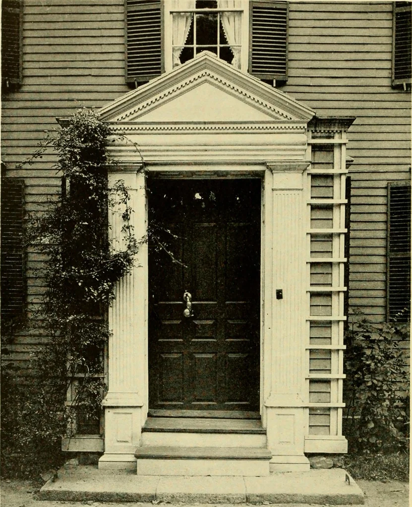 An illustration from Historic homes of New England, 1914, leaf 349