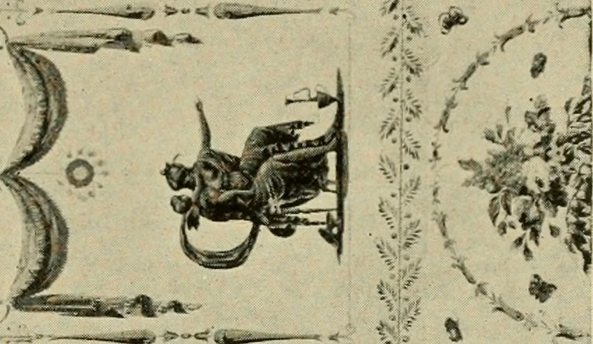 An illustration from Historic homes of New England, 1914, leaf 360