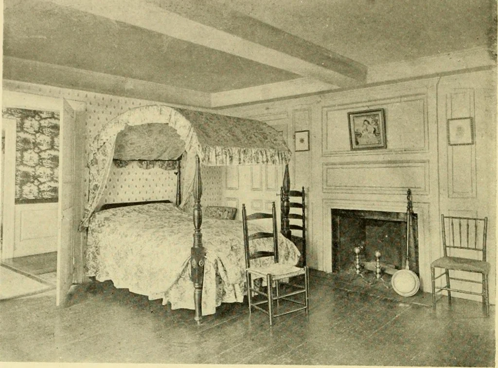 An illustration from Historic homes of New England, 1914, leaf 361