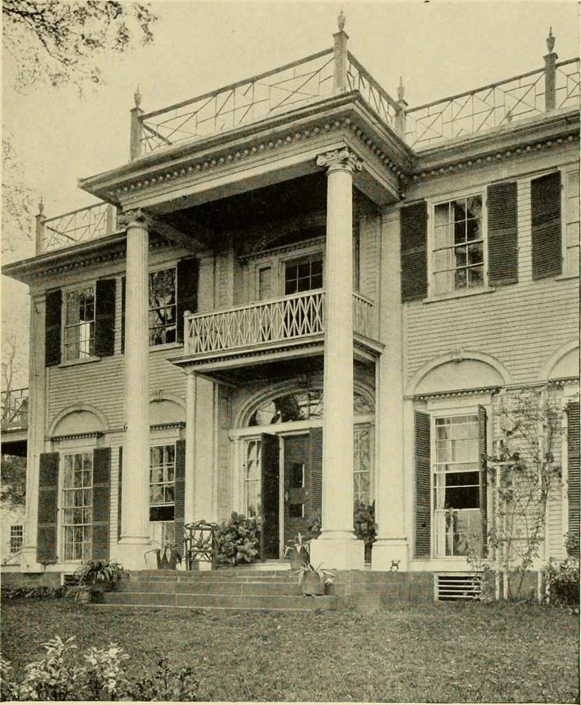 An illustration from Historic homes of New England, 1914, leaf 366
