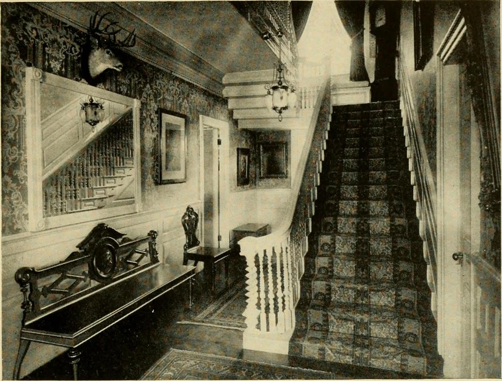 An illustration from Historic homes of New England, 1914, leaf 38