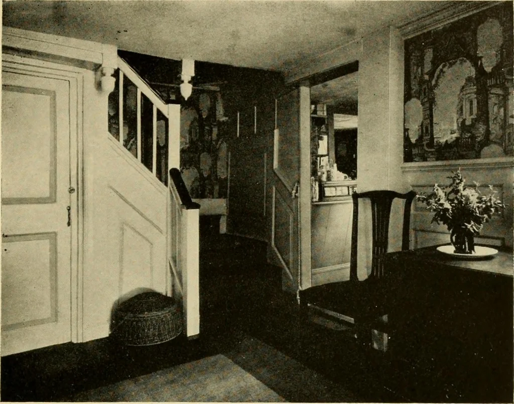 An illustration from Historic homes of New England, 1914, leaf 44