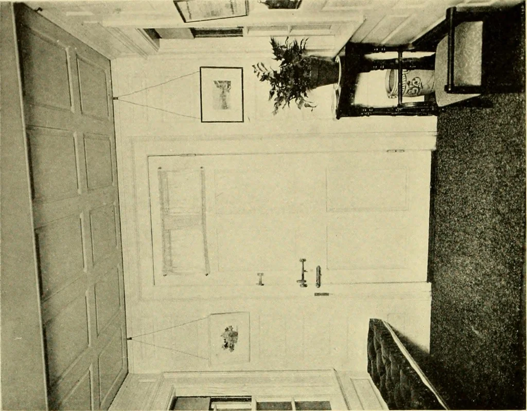 An illustration from Historic homes of New England, 1914, leaf 57