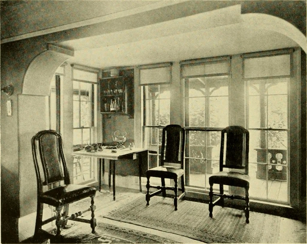 An illustration from Historic homes of New England, 1914, leaf 63