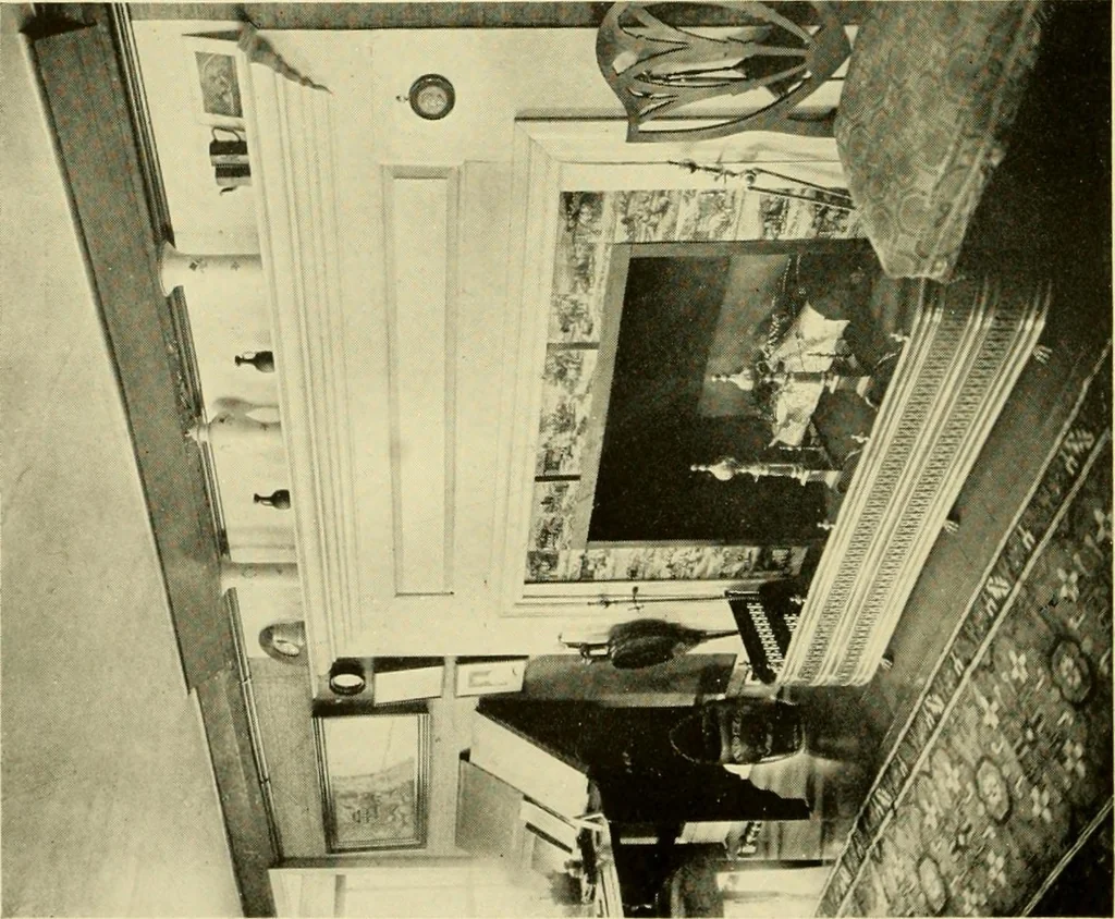 An illustration from Historic homes of New England, 1914, leaf 69