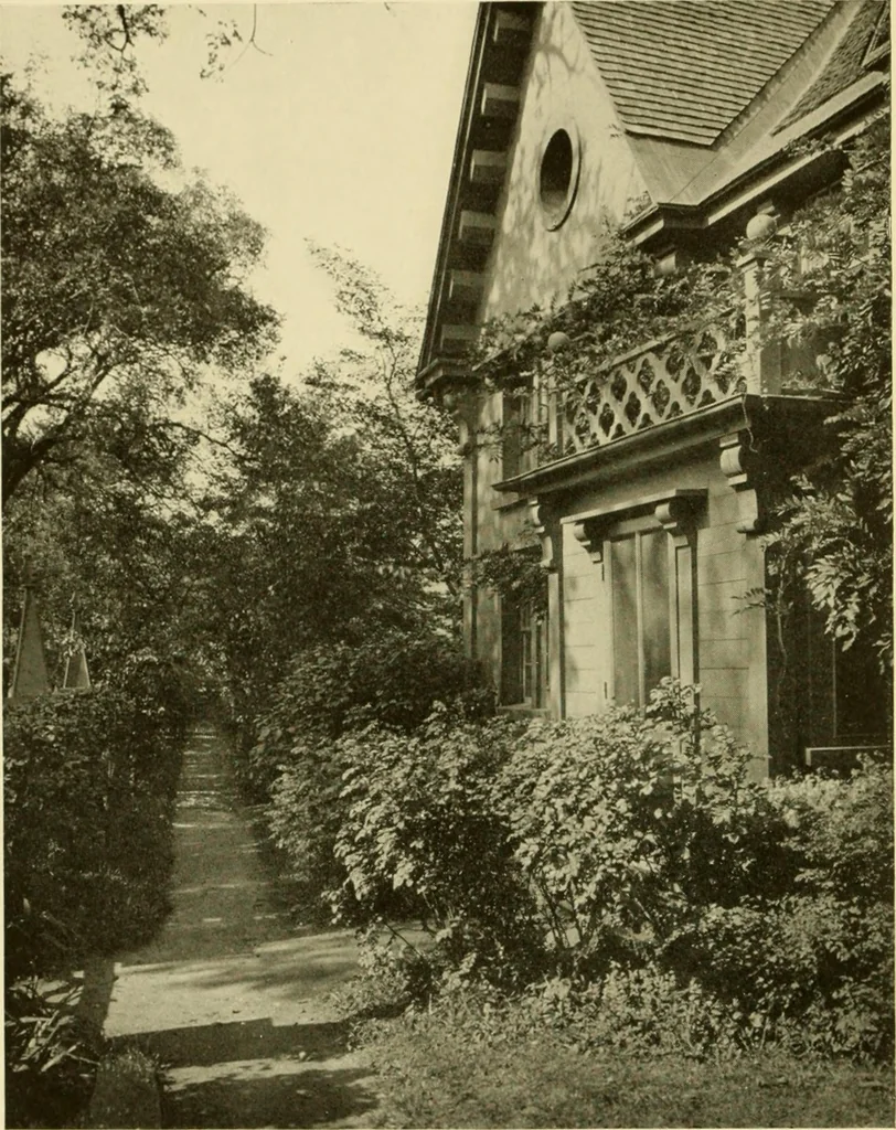 An illustration from Historic homes of New England, 1914, leaf 7