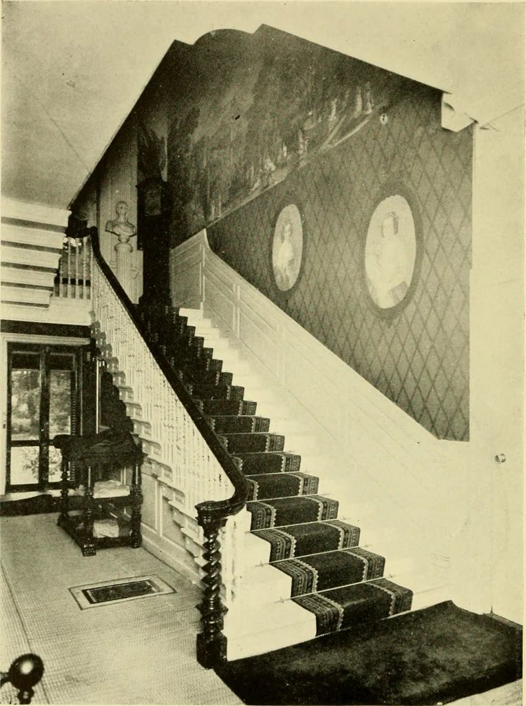 An illustration from Historic homes of New England, 1914, leaf 75