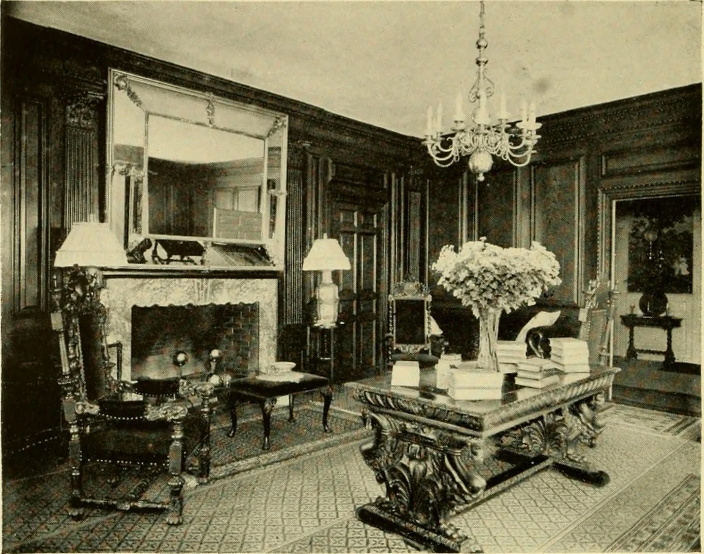 An illustration from Historic homes of New England, 1914, leaf 81