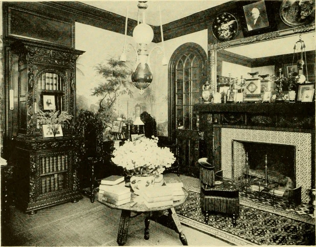 An illustration from Historic homes of New England, 1914, leaf 81