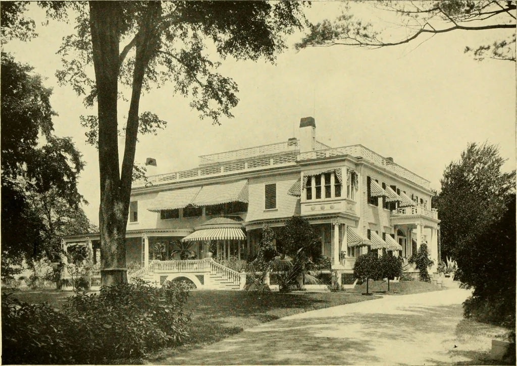 An illustration from Historic homes of New England, 1914, leaf 89