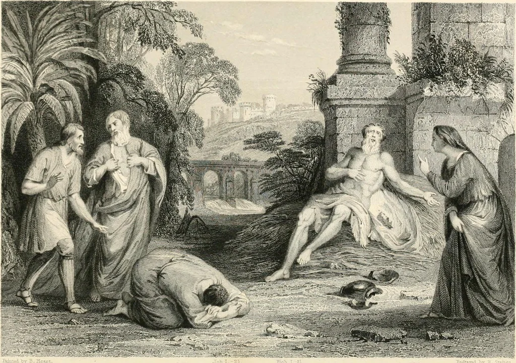 An illustration from Historic illustrations of the Bible : principally after the old masters, 1840, leaf 105