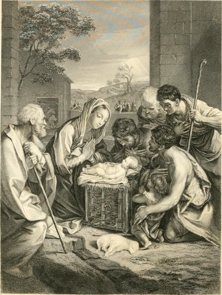 An illustration from Historic illustrations of the Bible : principally after the old masters, 1840, leaf 11