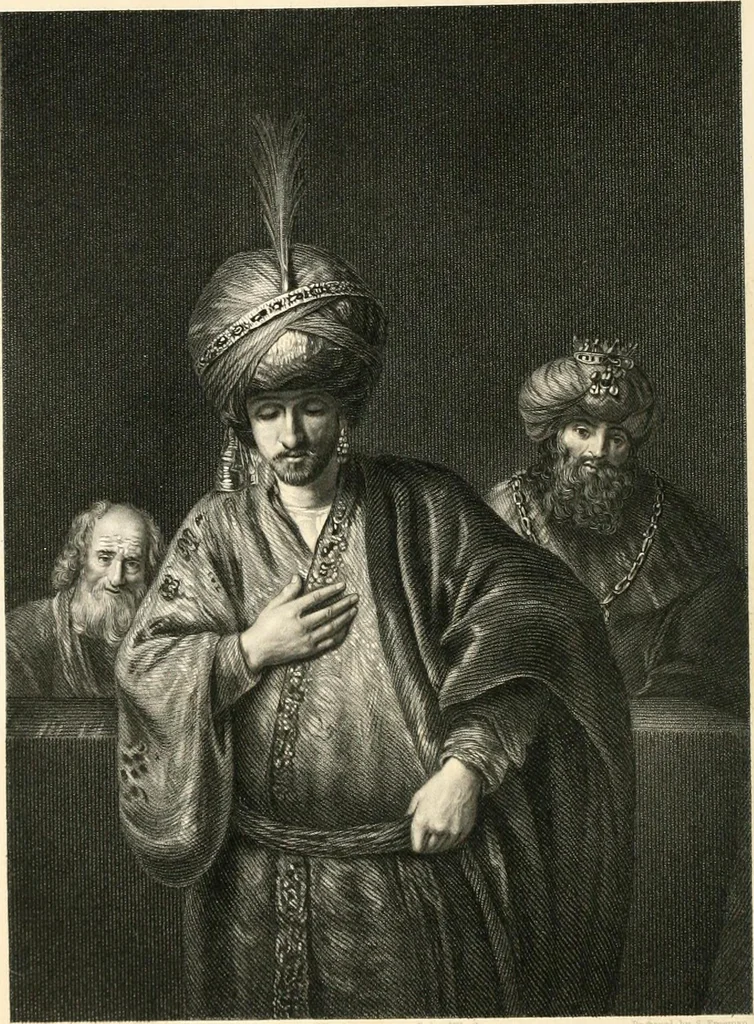 An illustration from Historic illustrations of the Bible : principally after the old masters, 1840, leaf 123