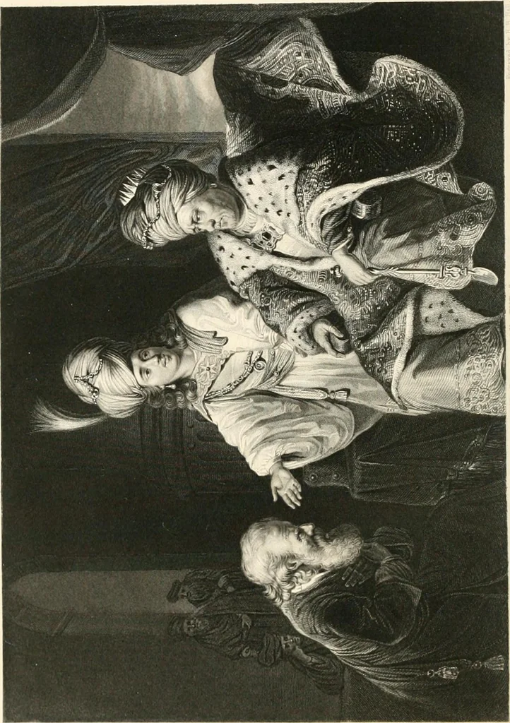 An illustration from Historic illustrations of the Bible : principally after the old masters, 1840, leaf 147