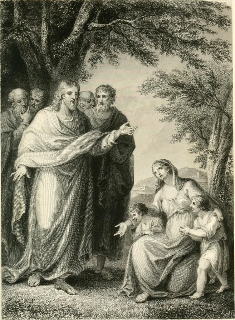 An illustration from Historic illustrations of the Bible : principally after the old masters, 1840, leaf 160