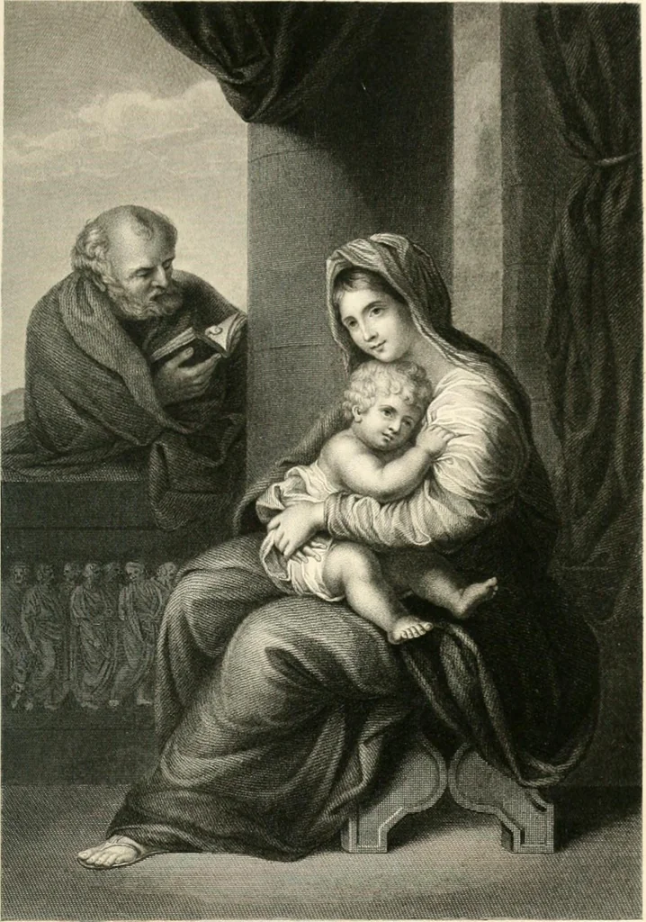 An illustration from Historic illustrations of the Bible : principally after the old masters, 1840, leaf 164