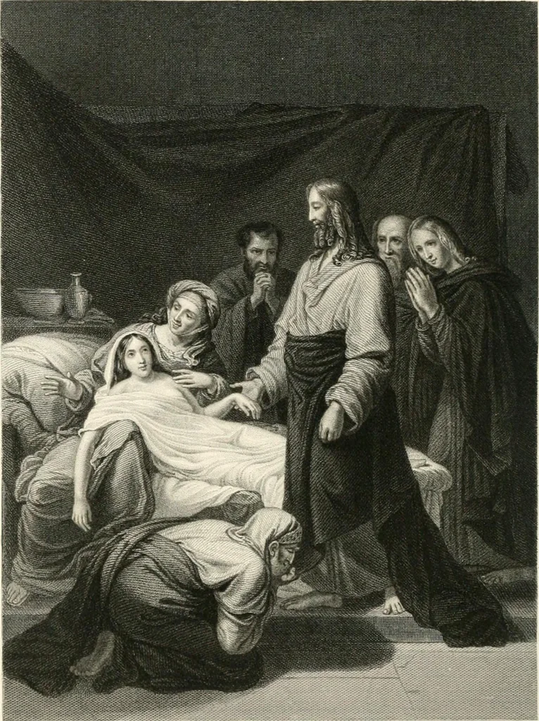 An illustration from Historic illustrations of the Bible : principally after the old masters, 1840, leaf 221