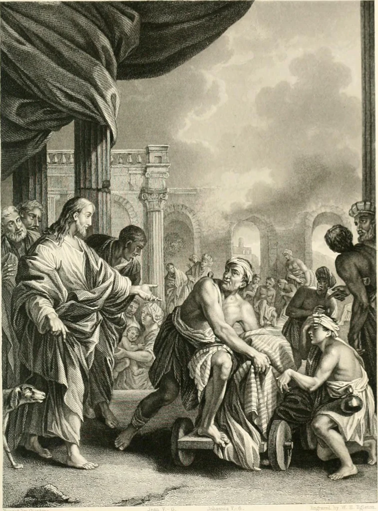 An illustration from Historic illustrations of the Bible : principally after the old masters, 1840, leaf 230
