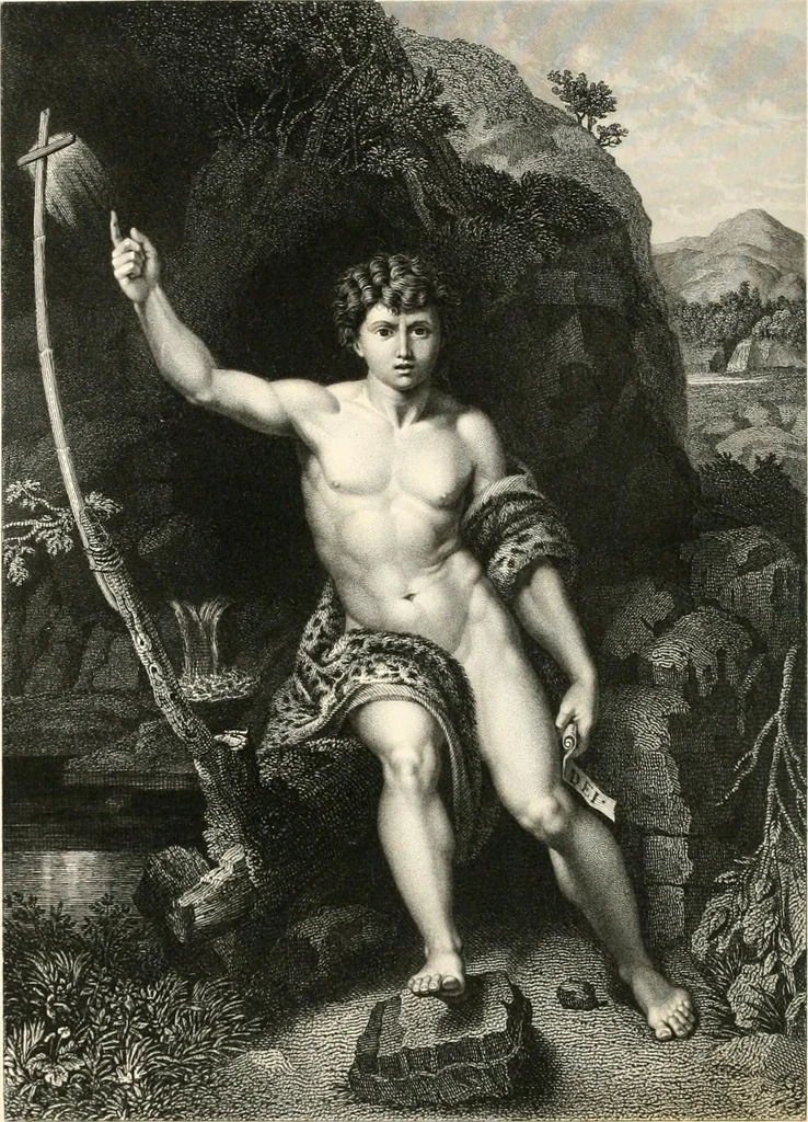 An illustration from Historic illustrations of the Bible : principally after the old masters, 1840, leaf 239