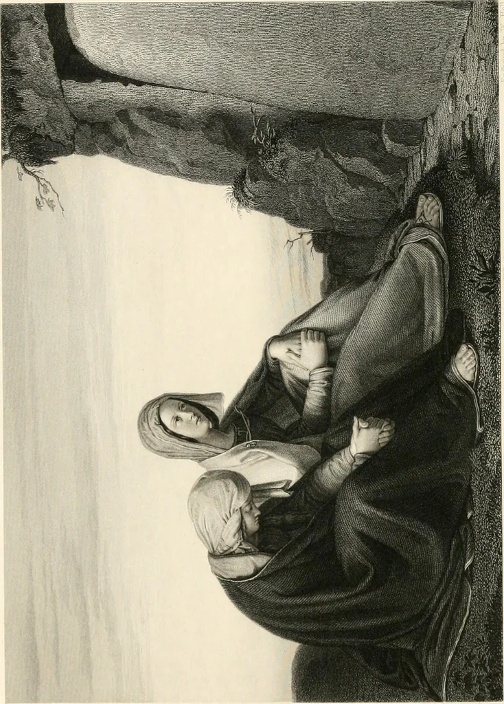 An illustration from Historic illustrations of the Bible : principally after the old masters, 1840, leaf 277