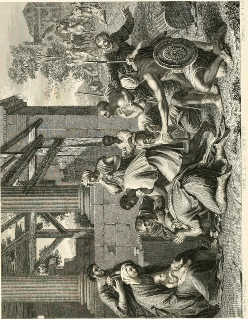 An illustration from Historic illustrations of the Bible : principally after the old masters, 1840, leaf 281