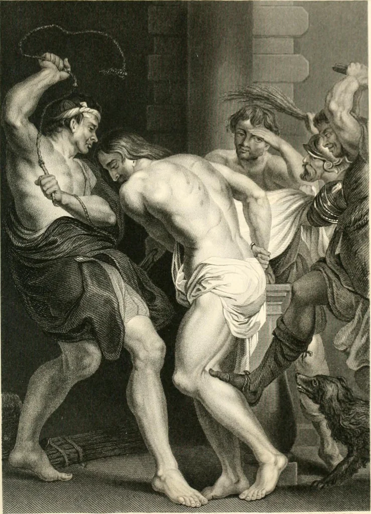 An illustration from Historic illustrations of the Bible : principally after the old masters, 1840, leaf 286