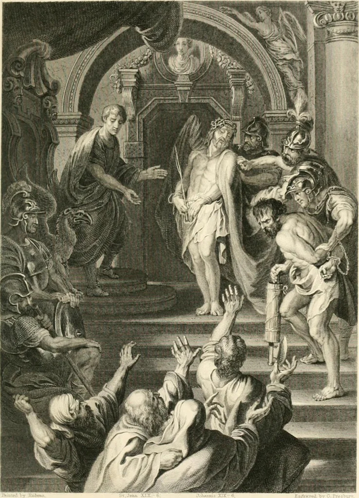 An illustration from Historic illustrations of the Bible : principally after the old masters, 1840, leaf 34