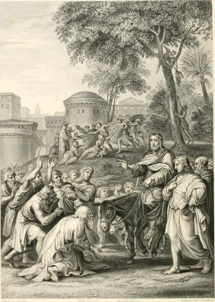 An illustration from Historic illustrations of the Bible : principally after the old masters, 1840, leaf 67