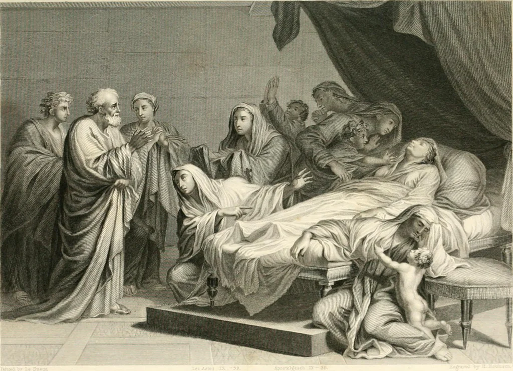 An illustration from Historic illustrations of the Bible : principally after the old masters, 1840, leaf 86