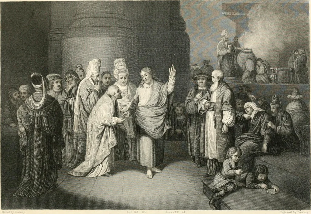 An illustration from Historic illustrations of the Bible : principally after the old masters, 1840, leaf 91