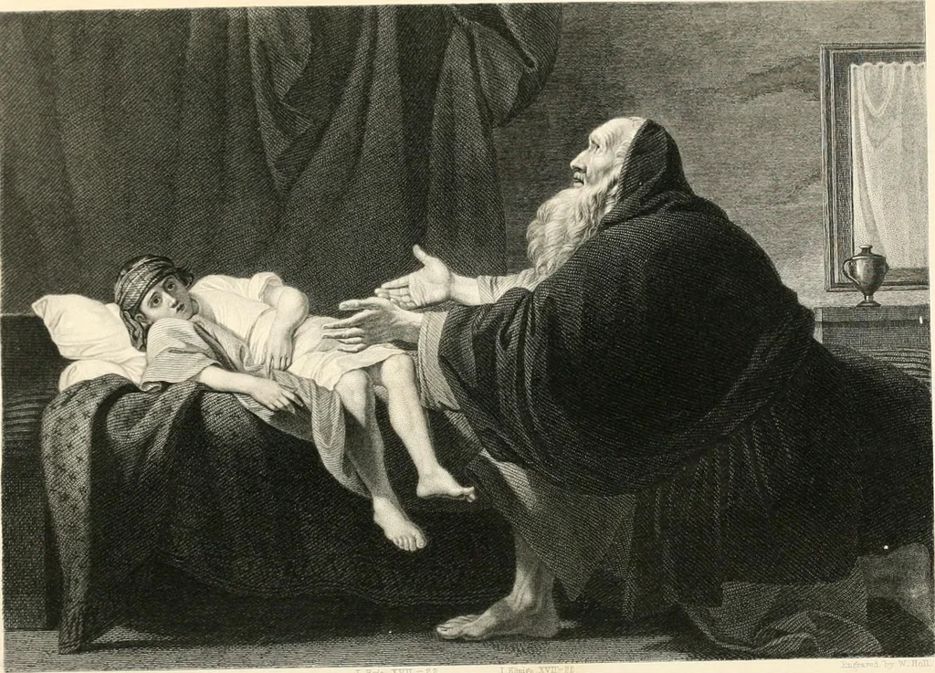 An illustration from Historic illustrations of the Bible : principally after the old masters, 1840, leaf 95