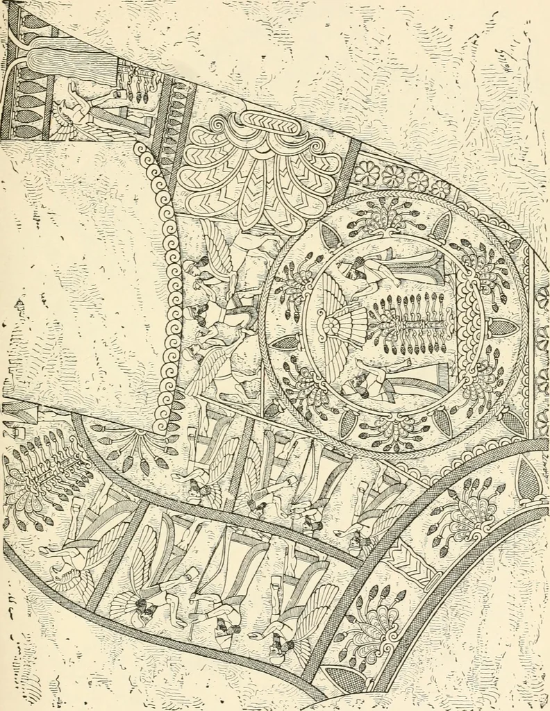 An illustration from Historic ornament : treatise on decorative art and architectural ornament, 1909, leaf 144
