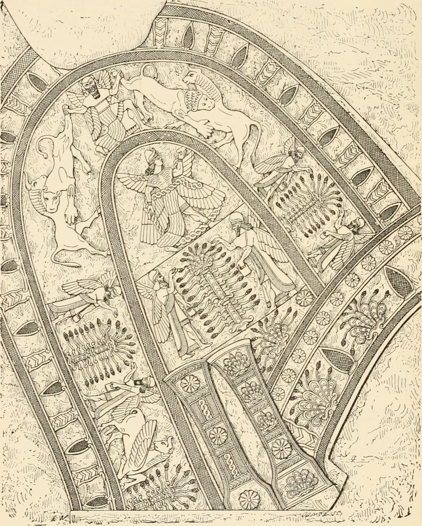 An illustration from Historic ornament : treatise on decorative art and architectural ornament, 1909, leaf 145