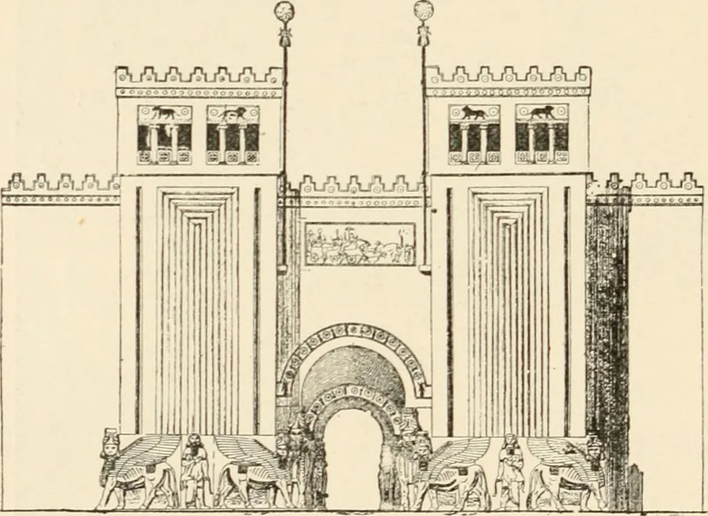 An illustration from Historic ornament : treatise on decorative art and architectural ornament, 1909, leaf 153