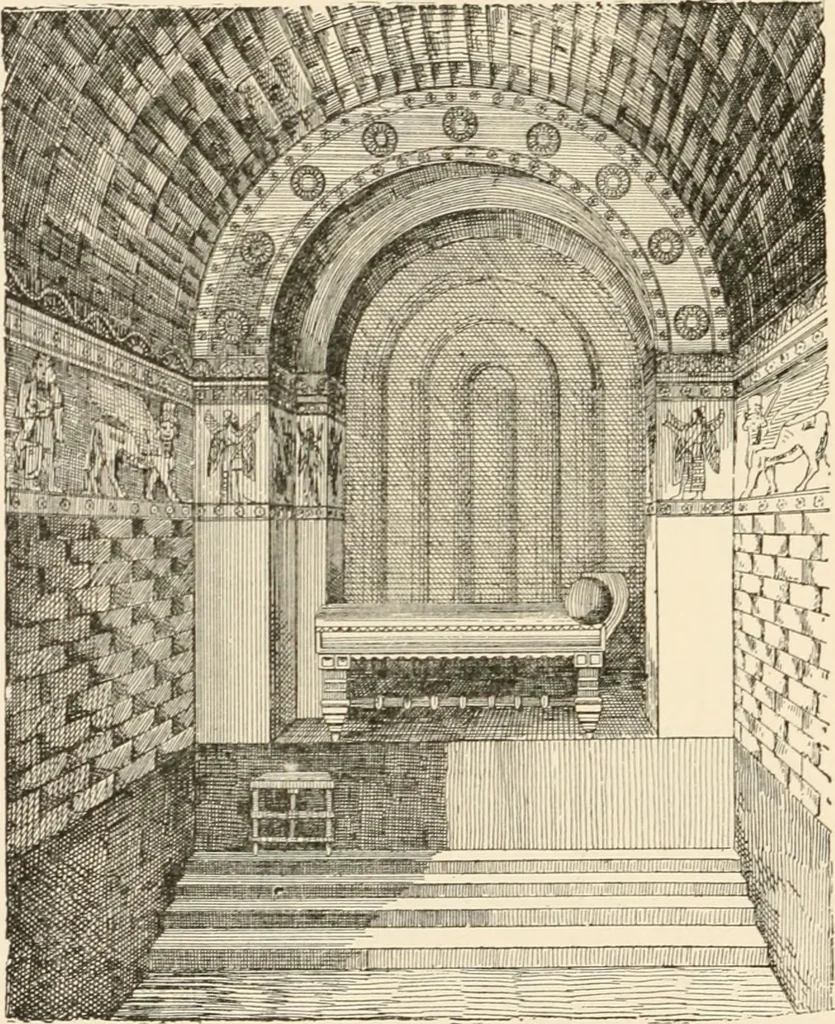 An illustration from Historic ornament : treatise on decorative art and architectural ornament, 1909, leaf 155