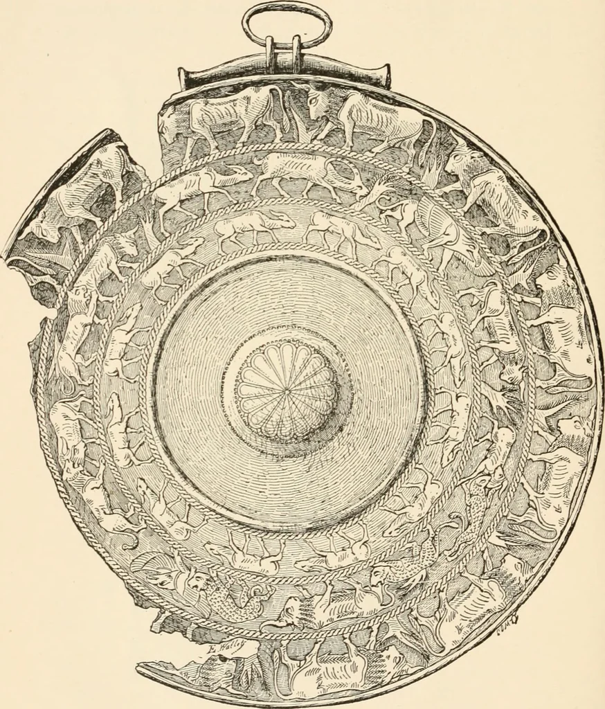 An illustration from Historic ornament : treatise on decorative art and architectural ornament, 1909, leaf 175