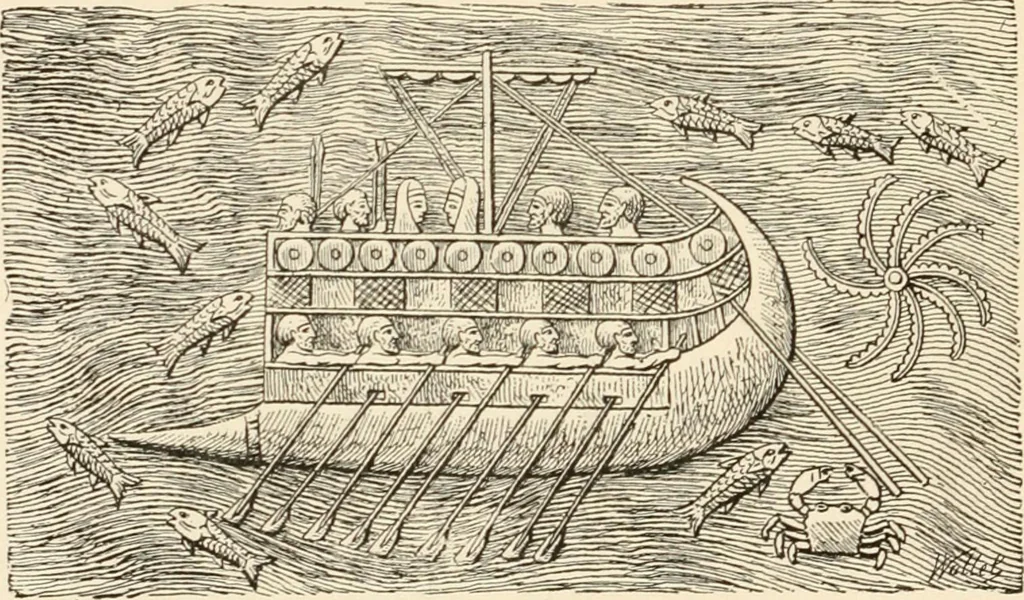 An illustration from Historic ornament : treatise on decorative art and architectural ornament, 1909, leaf 181
