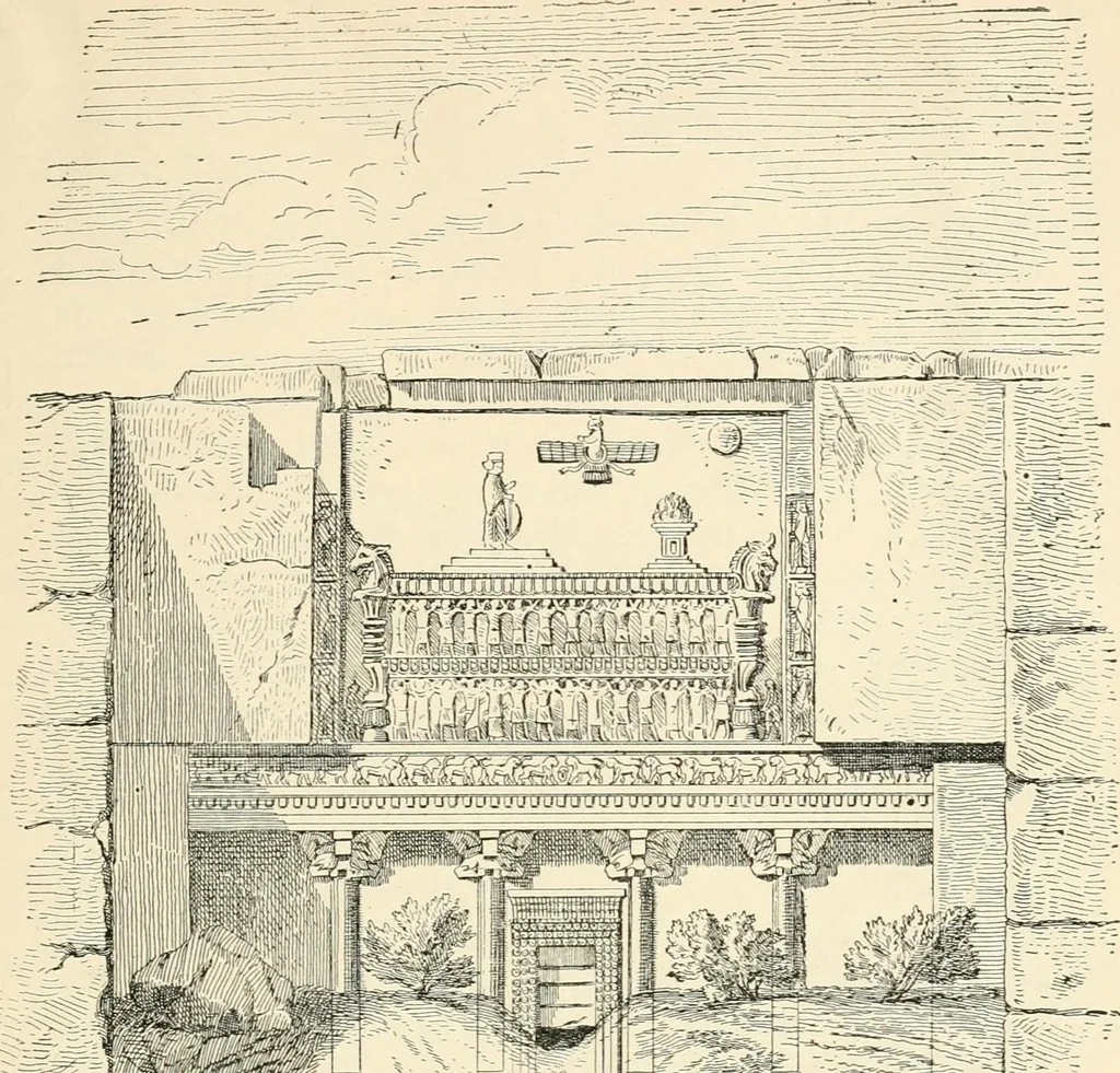 An illustration from Historic ornament : treatise on decorative art and architectural ornament, 1909, leaf 206