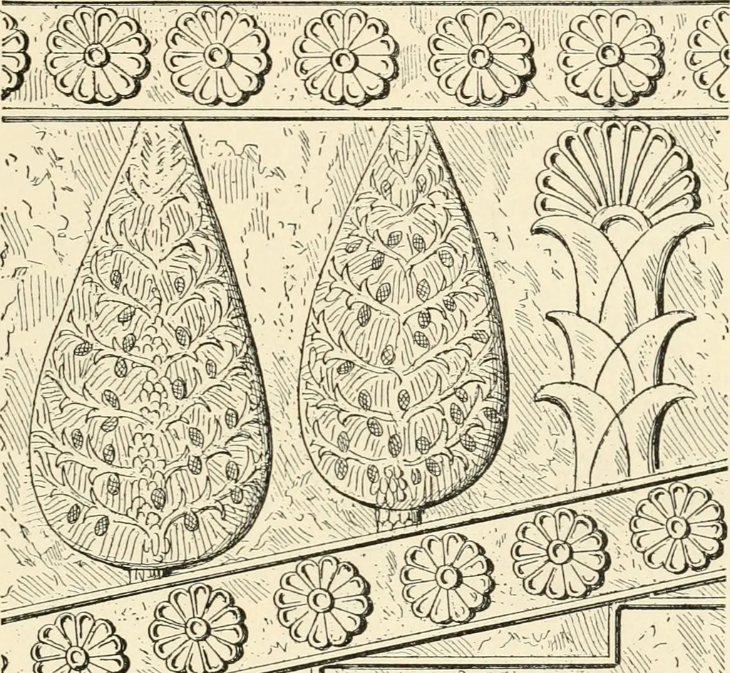 An illustration from Historic ornament : treatise on decorative art and architectural ornament, 1909, leaf 222