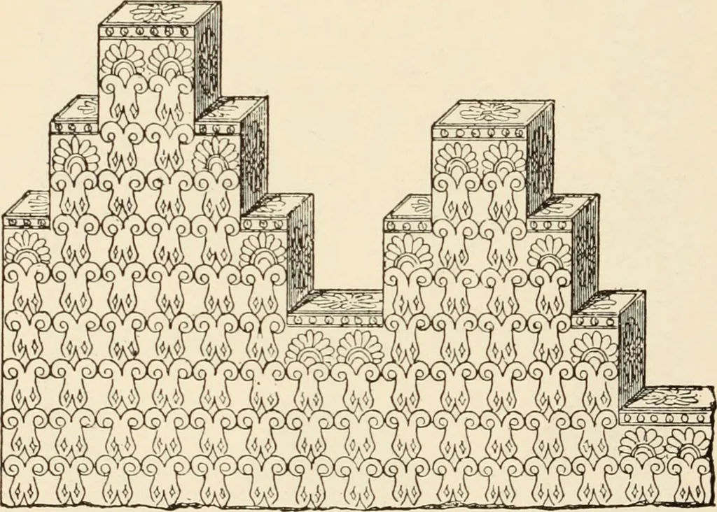 An illustration from Historic ornament : treatise on decorative art and architectural ornament, 1909, leaf 225